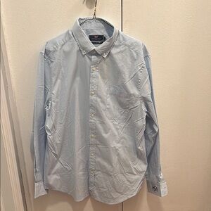 Vineyard Vines Blue Casual Button Down Shirt